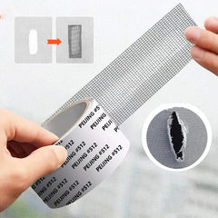 Waterproof Self Adhesive Window Screen Repair Tape Anti Insect Mesh Patch Strong Adhesive 2M Length